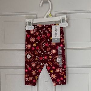NWT Carters infant pants - Size 3m